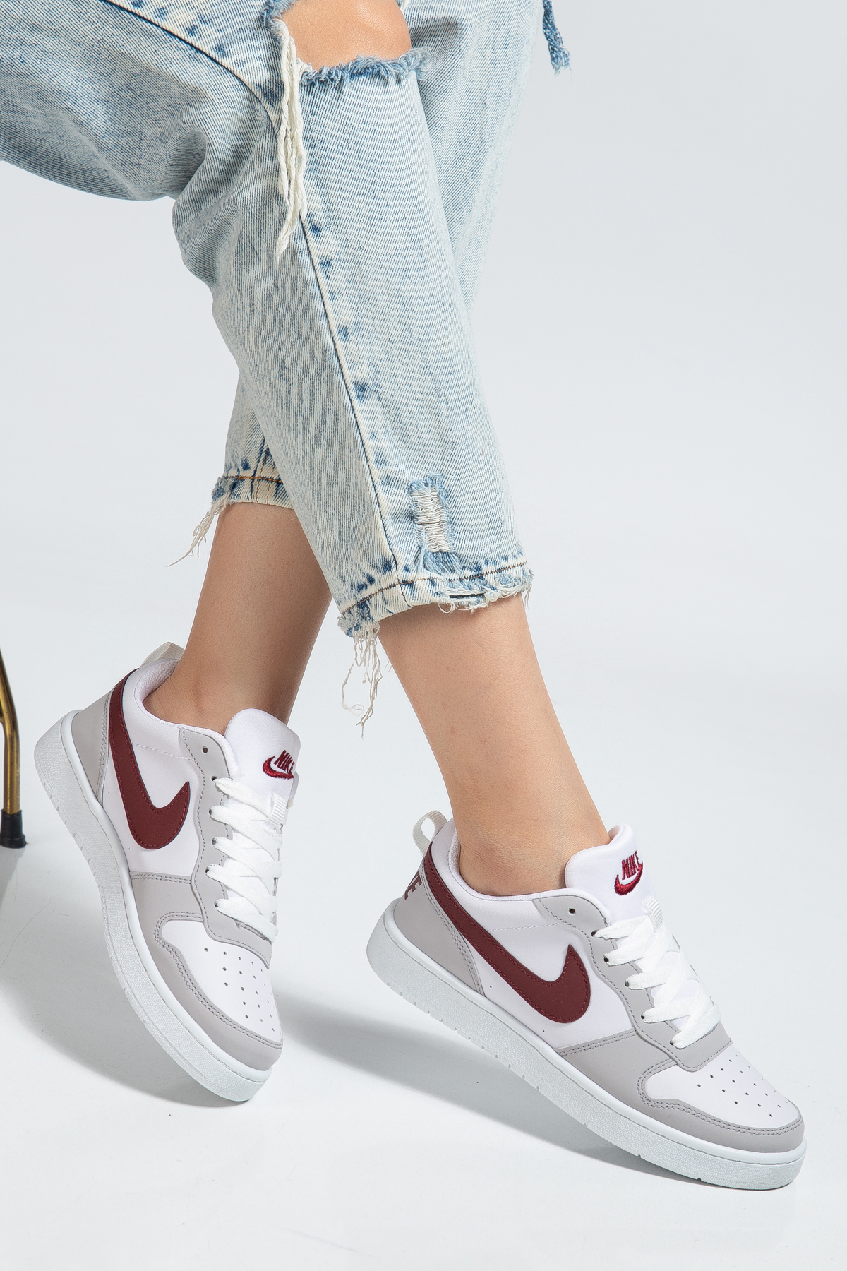 Nike Court Borough Recraft Beyaz Unisex Yetişkin Sneaker