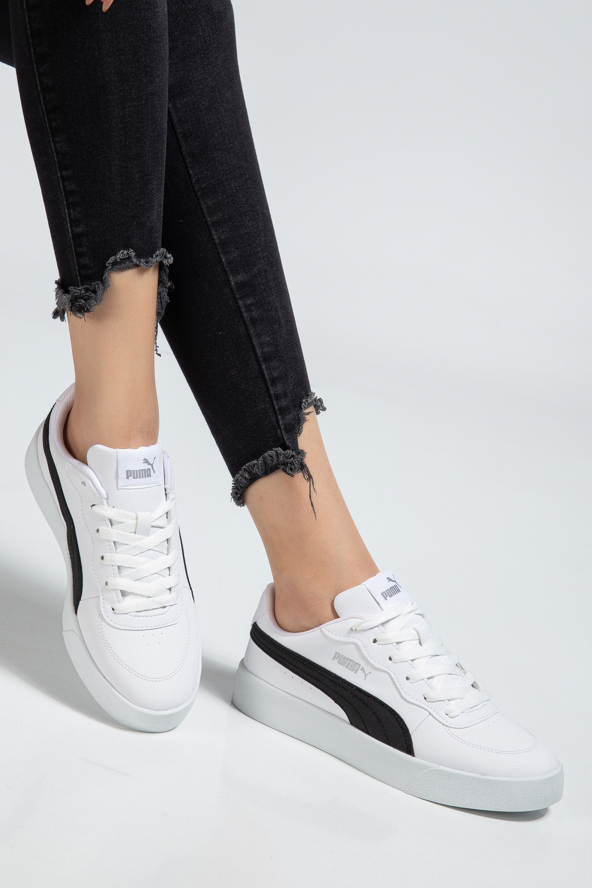 Puma Skye Clean Unisex Sneaker – Beyaz